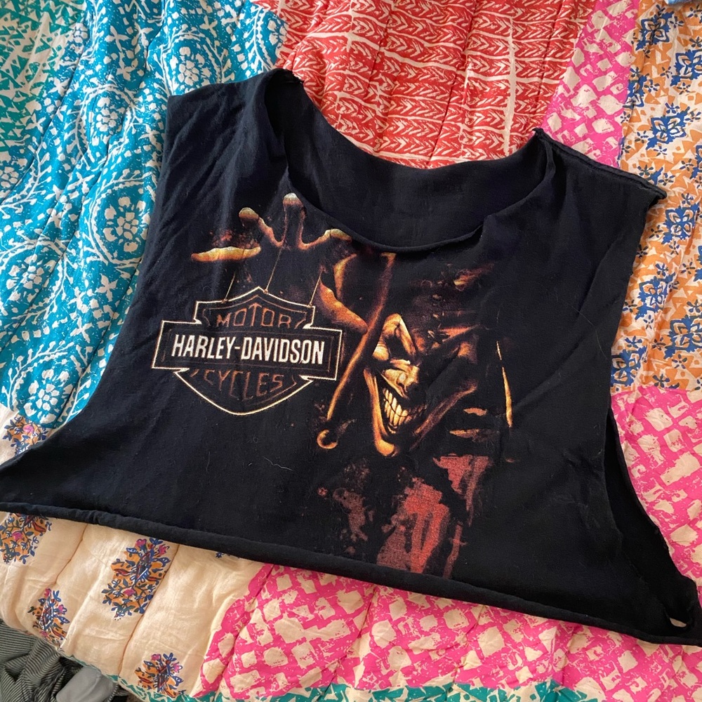 harley davidson jester crop top